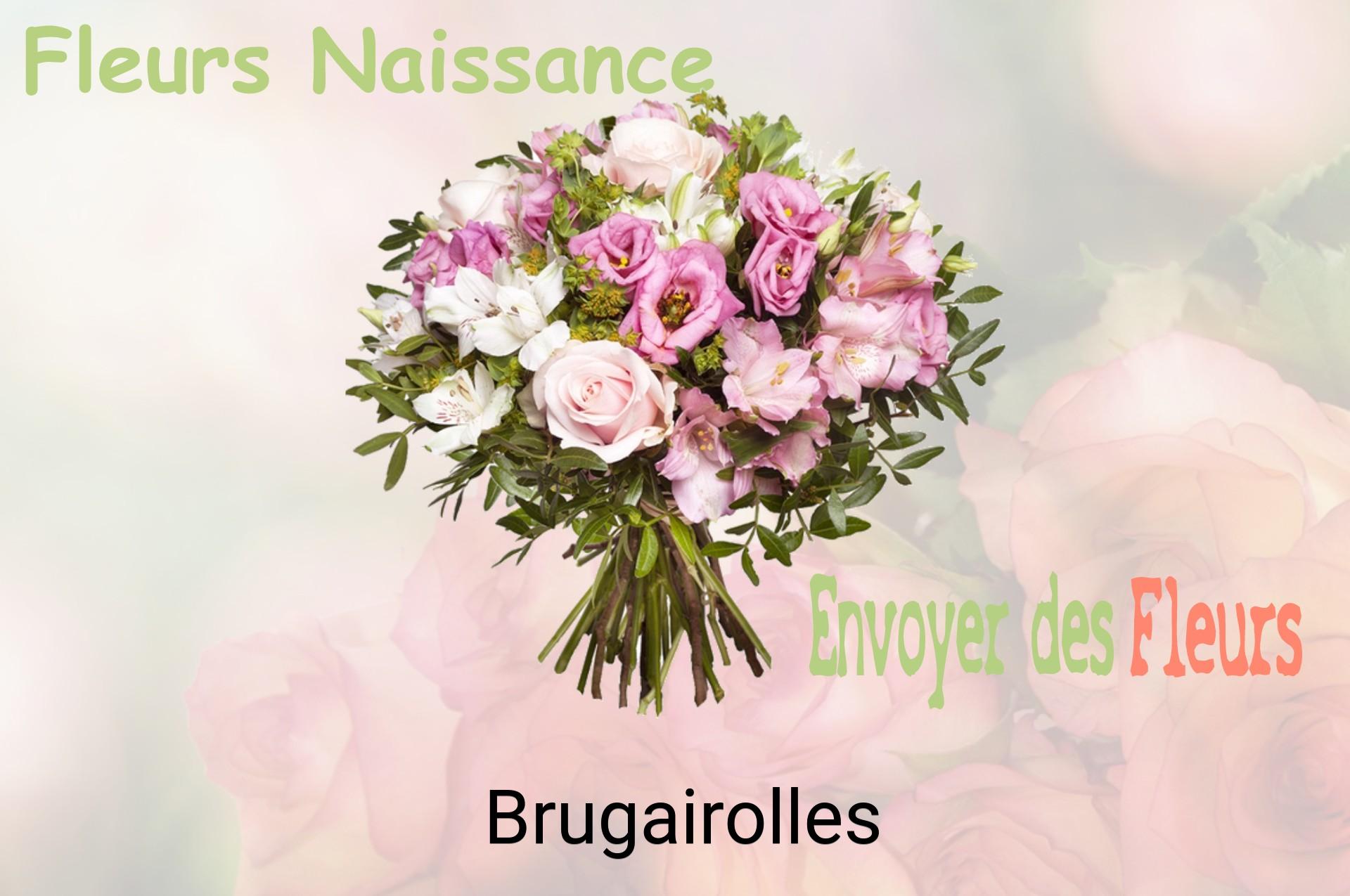 Bouquet de fleurs de naissance livré à Brugairolles